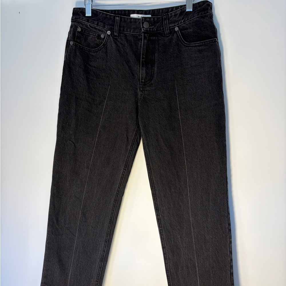 Tibi Women’s Dark Gray Straight Jeans